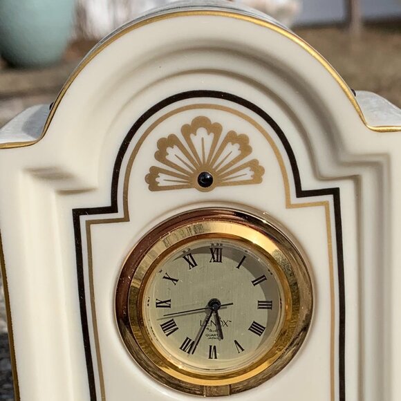Vtg LENOX Brunswick Quartz Clock Collectible - Picture 2 of 11
